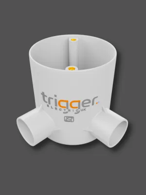 2 WAY DEEP ANGULAR CIRCULAR BOX